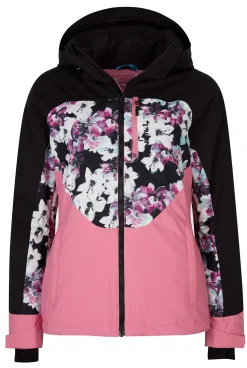 ONeill Ski Jas O'Neill Women Diamond Jacket Blue Ice Flower