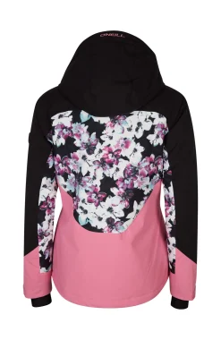 ONeill Ski Jas O'Neill Women Diamond Jacket Blue Ice Flower -Slaapzak Verkoop 1500008 35024 11 PACK