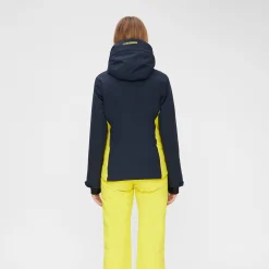 Ski Jas J.Lindeberg Women Shannon Ski Jacket Banging Yellow -Slaapzak Verkoop SWOW02239 K039 004