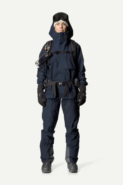 Ski Jas Houdini Women Rollercoaster Jacket Blue Illusion -Slaapzak Verkoop Ws Rollercoaster Jacket Blue Illusion 800059 703 S 0677 C low